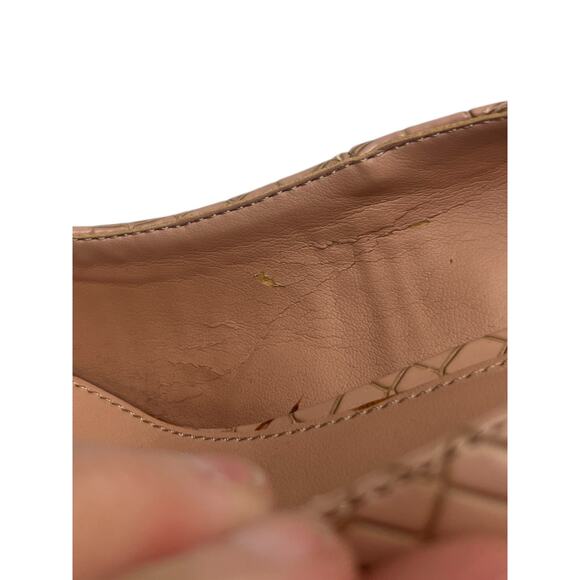 Katy Perry Uplift Nude Croc Block Heel Pumps Size 11W Platform Manmade *SEE PICS - Picture 10 of 12